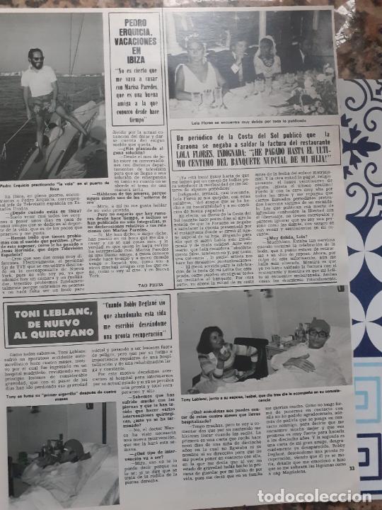 Coleccionismo de revistas y peri&oacute;dicos: pedro erquicia lola flores lolita toni leblanc