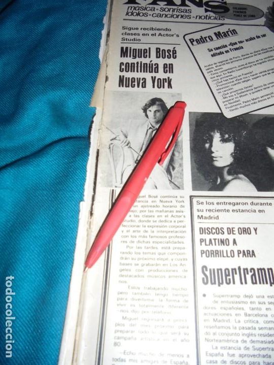 Coleccionismo de Revistas y Peri&oacute;dicos: RECORTE : MIGUEL BOSE CONTINUA EN NUEVA YORK. SEMANA, DCIMBRE 1979 (#)