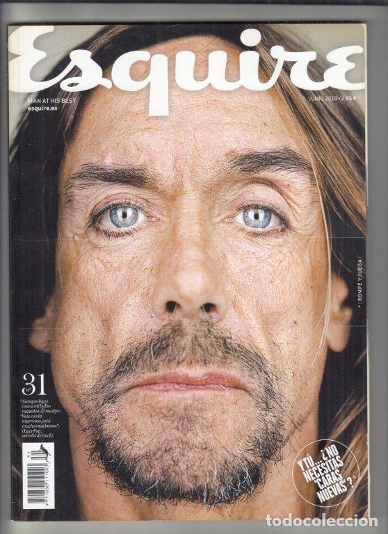 Coleccionismo de Revistas y Peri&oacute;dicos: REVISTA ESQUIRE N&ordm; 31 A&Ntilde;O 2010. IGGY POP. YO SHERPA.