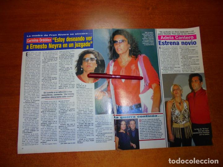 Coleccionismo de Revistas y Peri&oacute;dicos: CLIPPING 2002: CARMINA ORDO&Ntilde;EZ - ISABEL PANTOJA - DIEGO G&Oacute;MEZ - SILVIA CASADO