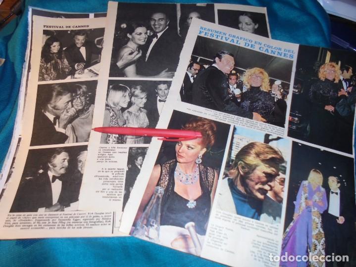 Coleccionismo de Revistas y Peri&oacute;dicos: RECORTE : FAMOSOS EN EL FESTIVAL DE CANNES : ROMY SCHNEIDER. SEMANA, MAYO 1970 (#)