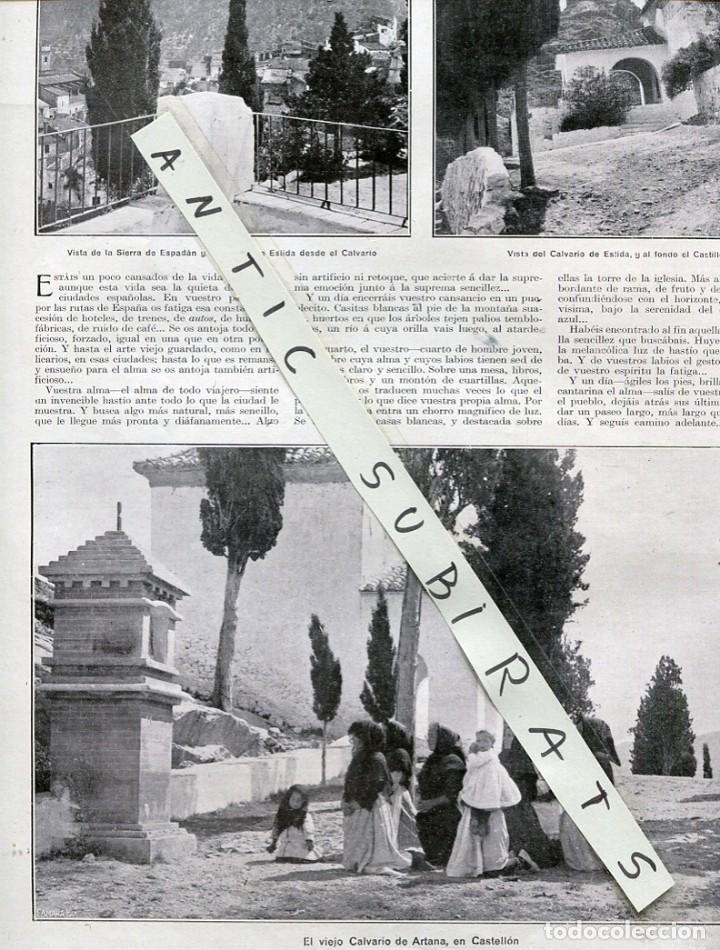 Collection Magazines and Newspapers: REVISTA A&Ntilde;O 1925 CALVARIO DE ARTANA ESLLIDA JOSEFIORAVANTI JOSE RAMON ZARAGOZA PINTOR