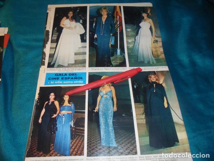 Coleccionismo de Revistas y Peri&oacute;dicos: RECORTE : GALA DEL CINE ESPA&Ntilde;OL : LOLA FLORES, CARMEN SEVILLA...SEMANA, FBRERO 1976 (#)