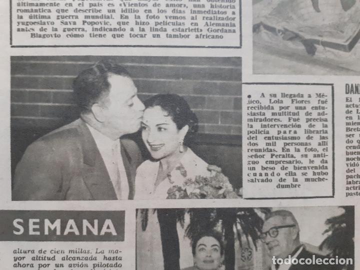 Coleccionismo de revistas y peri&oacute;dicos: LOLA FLORES 1955 MEXICO