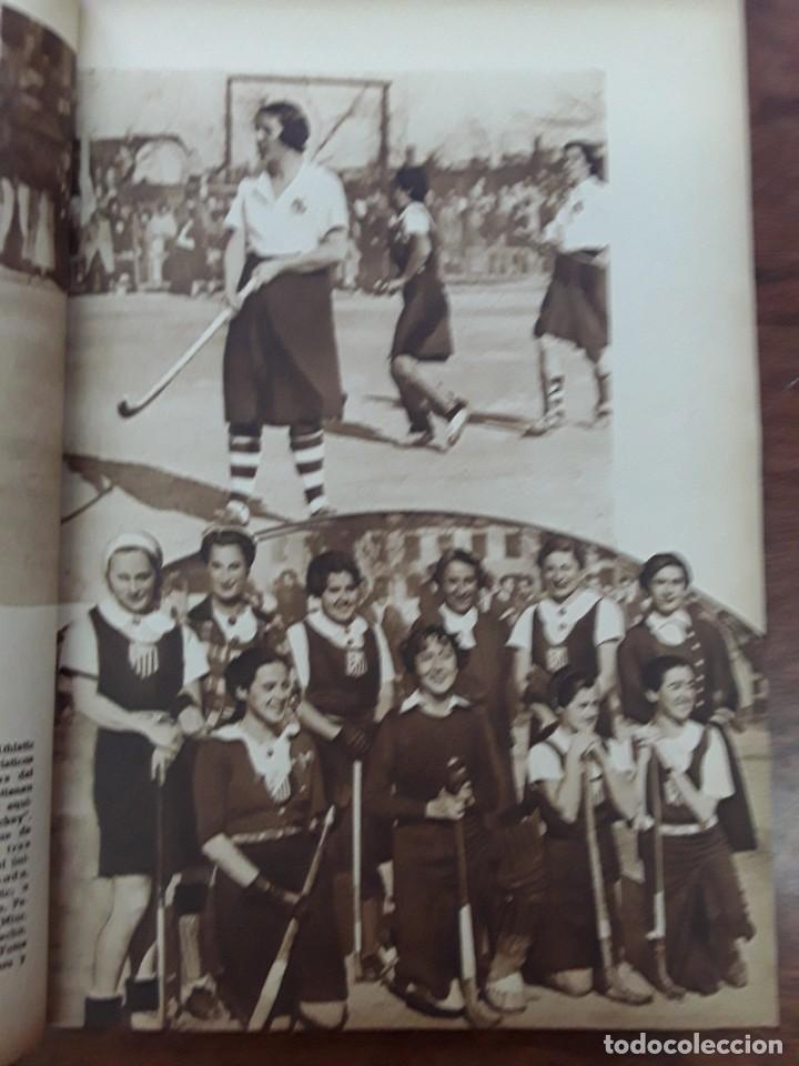 Collezionismo di Riviste e Giornali: HOCKEY HIERBA FEMENINO EN MADRID .RIVALIDAD MADRID-ATHLETIC HOJA REVISTA A&Ntilde;O 1936