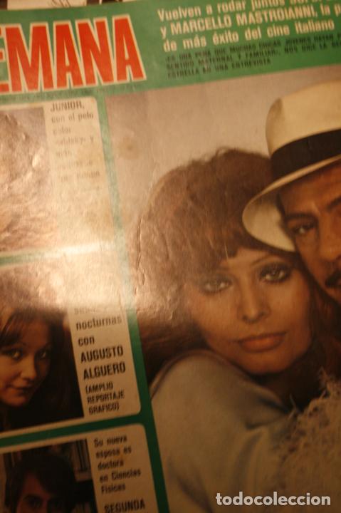 Coleccionismo de Revistas y Peri&oacute;dicos: SOFIA LOREN JUNIOR BLANCA ESTRADA ROCIO DURCAL MIGUEL BOSE ROCIO JURADO 1974
