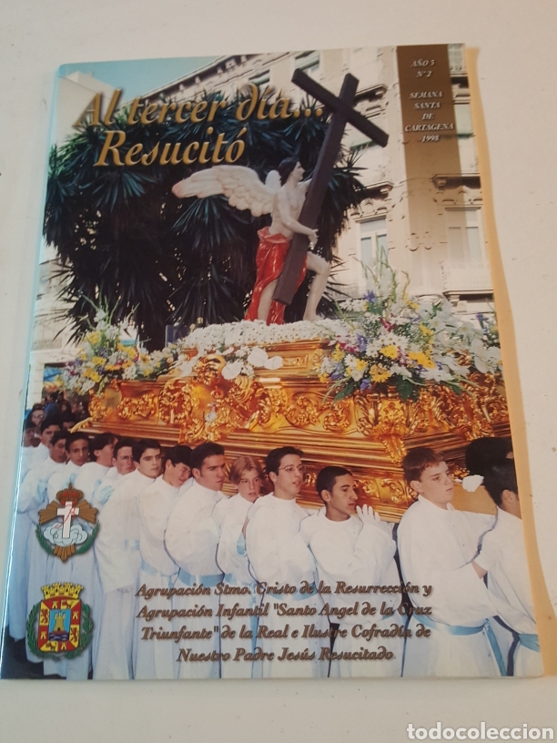 Coleccionismo de Revistas y Peri&oacute;dicos: Revista Semana Santa Cartagena Al tercer dia resucit&oacute; N&deg; 2 a&ntilde;o 1998 de 38 p&aacute;ginas