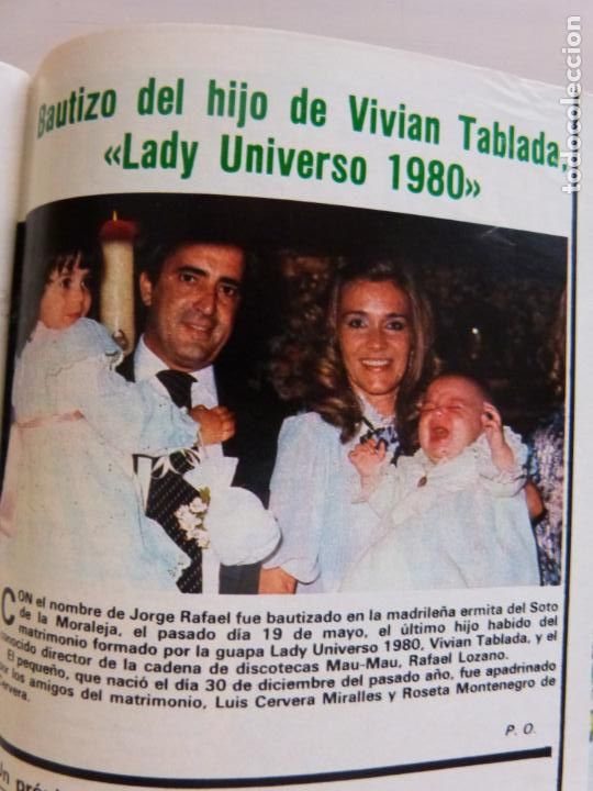 Coleccionismo de Revistas y Peri&oacute;dicos: RECORTE CLIPPING DE VIVIAN TABLADA LADY UNIVERSO 1980 REVISTA SEMANA N&ordm; 2156 PAG. 91 L18