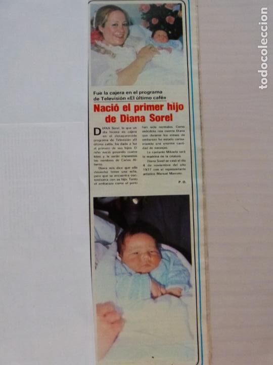 Coleccionismo de Revistas y Peri&oacute;dicos: RECORTE CLIPPING DE DIANA SOREL REVISTA SEMANA N&ordm; 2156 PAG. 68 L18