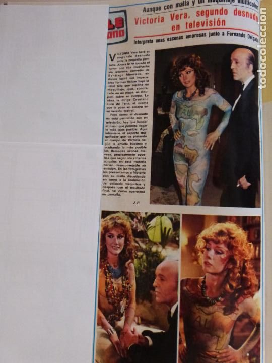 Coleccionismo de Revistas y Peri&oacute;dicos: RECORTE CLIPPING DE VICTORIA VERA REVISTA SEMANA N&ordm; 2156 PAG. 63 L18