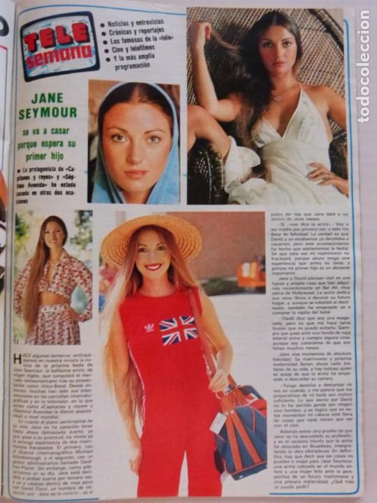 Coleccionismo de Revistas y Peri&oacute;dicos: RECORTE CLIPPING DE DEJANE SEYMOUR REVISTA SEMANA N&ordm; 2156 PAG. 58 L18