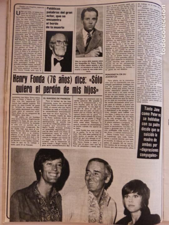 Coleccionismo de Revistas y Peri&oacute;dicos: RECORTE CLIPPING DE HENRY FONDA REVISTA SEMANA N&ordm; 2156 PAG. 39 L18