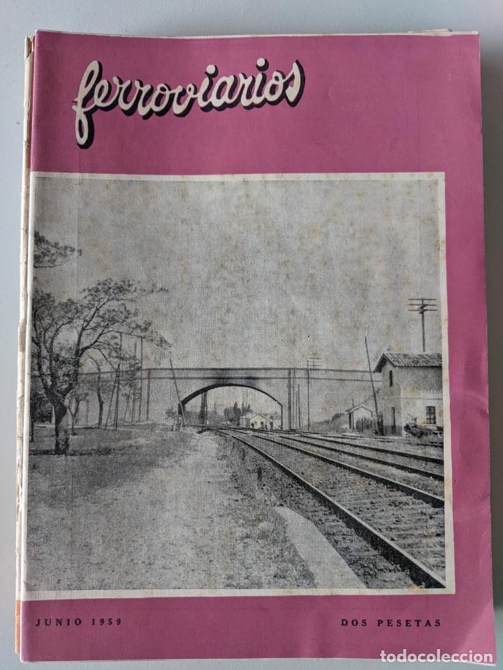 Coleccionismo de Revistas y Peri&oacute;dicos: JUNIO 1959 - NUMERO 208 - FERROVIARIOS REVISTA DE LA RED NACIONAL - FERROCARRILES