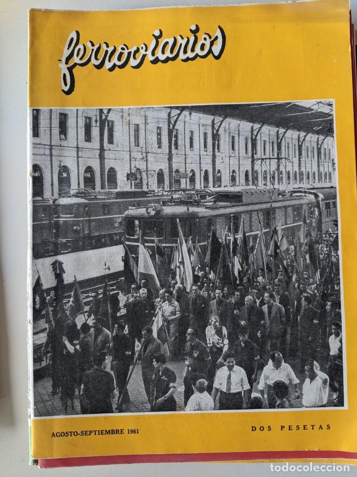 Coleccionismo de Revistas y Peri&oacute;dicos: AGOSTO SETIEMBRE 1961 - NUMERO 233 - FERROVIARIOS REVISTA DE LA RED NACIONAL - FERROCARRILES