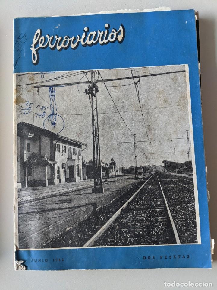 Coleccionismo de Revistas y Peri&oacute;dicos: JUNIO 1962 - NUMERO 242 - FERROVIARIOS REVISTA DE LA RED NACIONAL - FERROCARRILES