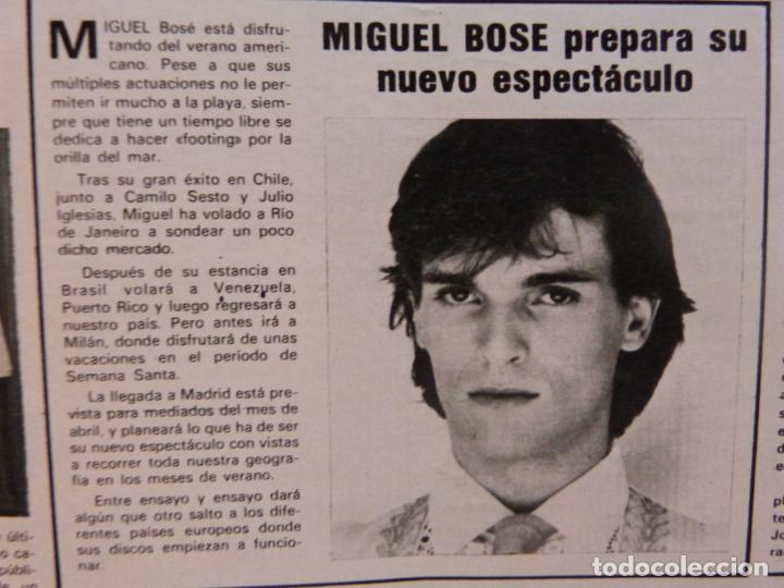 Coleccionismo de Revistas y Peri&oacute;dicos: RECORTE CLIPPING DE MIGUEL BOS&Eacute; REVISTA SEMANA N&ordm; 2147 PAG. 77 L18