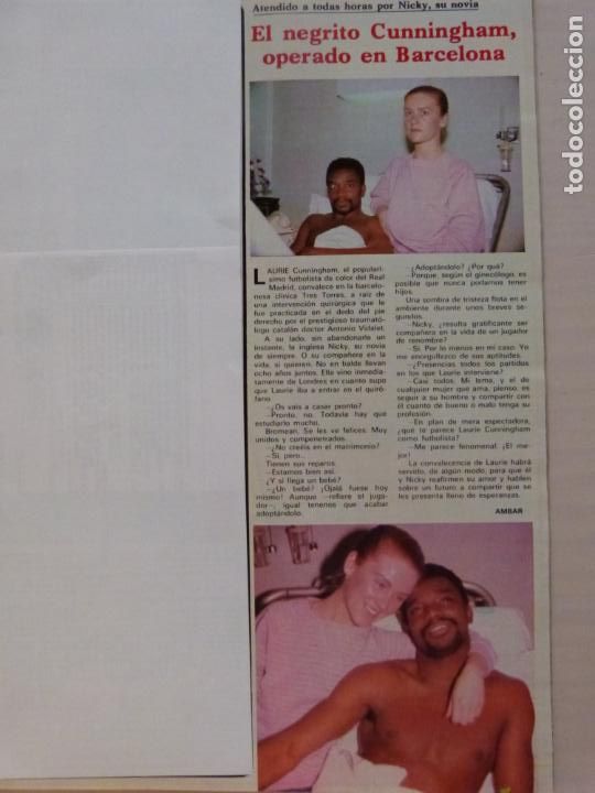 Coleccionismo de Revistas y Peri&oacute;dicos: RECORTE CLIPPING DE LAURIE CUNNINGHAM REVISTA SEMANA N&ordm; 2147 PAG. 45 L18