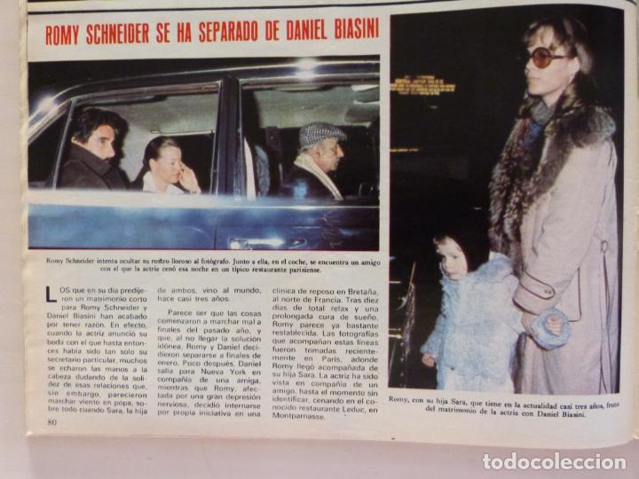 Coleccionismo de Revistas y Peri&oacute;dicos: RECORTE CLIPPING DE ROMY SCHNEIDER REVISTA SEMANA N&ordm; 2143 PAG. 80 L18