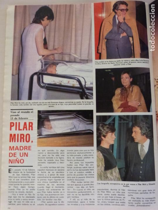Coleccionismo de Revistas y Peri&oacute;dicos: RECORTE CLIPPING DE PILAR MIR&Oacute; REVISTA SEMANA N&ordm; 2142 PAG. 84 L18
