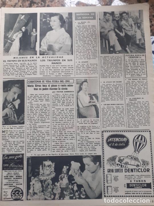 Coleccionismo de Revistas y Peri&oacute;dicos: maria rivas machiko kyo denticlor charles chaplin jr