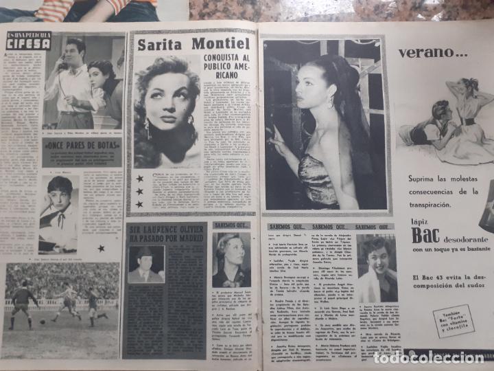 Coleccionismo de revistas y peri&oacute;dicos: SARA MONTIEL SARITA AURORA BAUTISTA LAURENCE OLIVIER ELISA MONTES