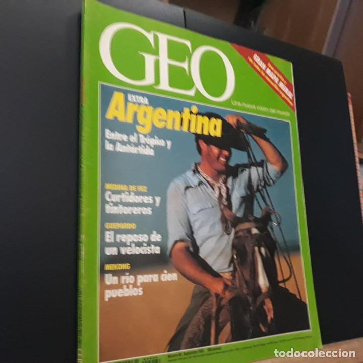 Coleccionismo de revistas y peri&oacute;dicos: GEO N&ordm; 68 EXTRA ARGENTINA. MEDINA DE FEZ, CURTIDORES Y TITOREROS. GEPARDO. MEKONG, UN R&Iacute;O PARA CIEN