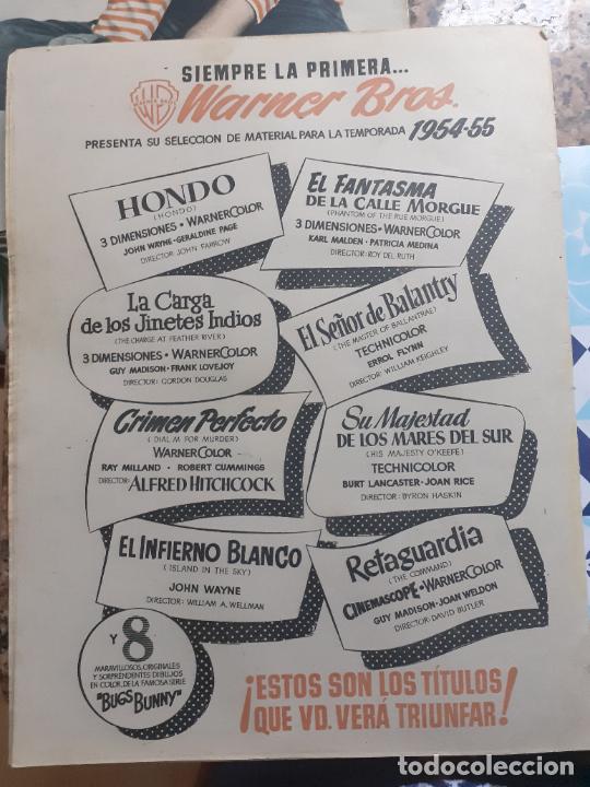 Coleccionismo de Revistas y Peri&oacute;dicos: ANUNCIO 1954 WARNER BROSS ALFRED HITCHCOCK