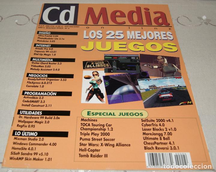 Coleccionismo de revistas y peri&oacute;dicos: REVISTA CD MEDIA A&Ntilde;O II SEGUNDA &Eacute;POCA N&Uacute;MERO 4