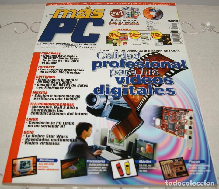 Coleccionismo de revistas y peri&oacute;dicos: REVISTA M&Aacute;S PC A&Ntilde;O1 N&Uacute;MERO 7