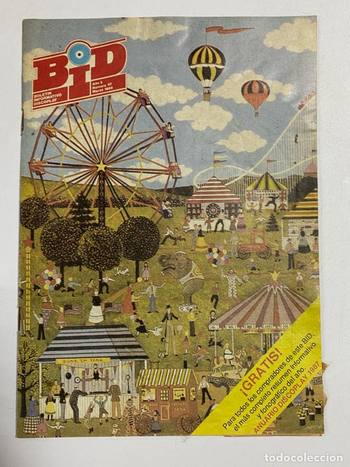 Collection Magazines and Newspapers: BID. A&Ntilde;O 5. NUMERO 47. MARZO 1988. CAT&Aacute;LOGO MUSICAL. BOLETIN INFORMATIVO DISCOPLAY.