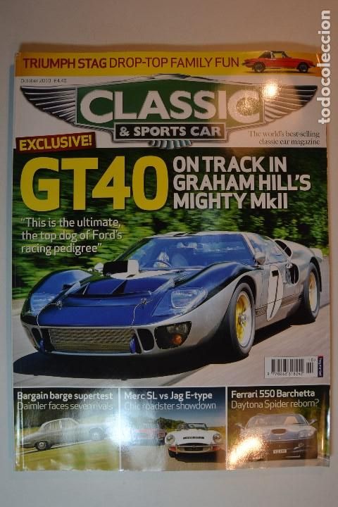 Coleccionismo de Revistas y Peri&oacute;dicos: 2010 CLASSIC & SPORTS CAR FORD GT40 MERCEDES SL JAGUAR E TYPE FERRARI 550 BARCHETA