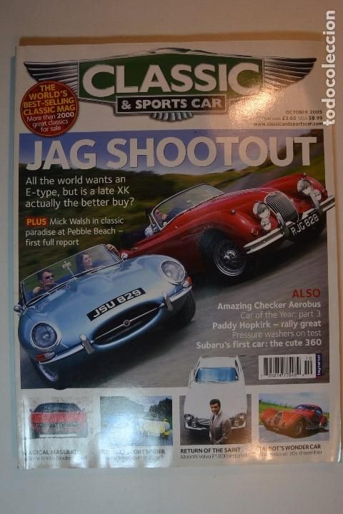 Coleccionismo de Revistas y Peri&oacute;dicos: 2005 CLASSIC & SPORTS CAR JAGUAR E TYPE JAGUAR XK RENAULT SPYDER