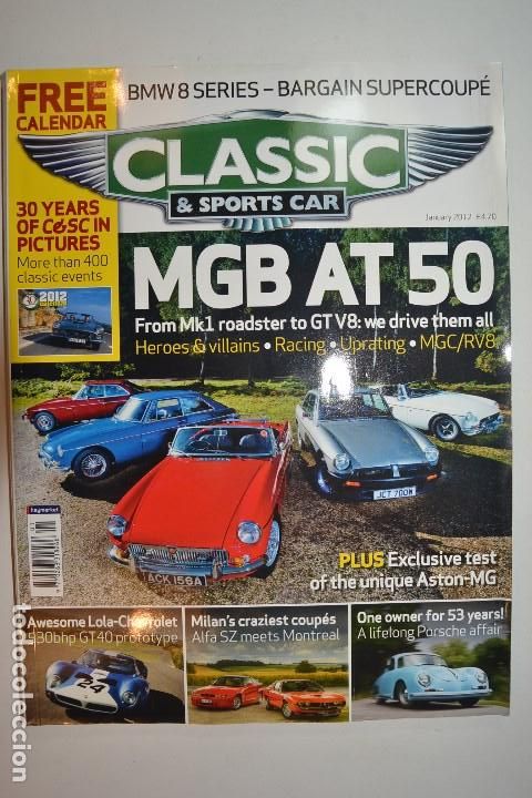 Coleccionismo de Revistas y Peri&oacute;dicos: 2012 CLASSIC & SPORTS MG ALFA ROMEO SZ PORSCHE 356