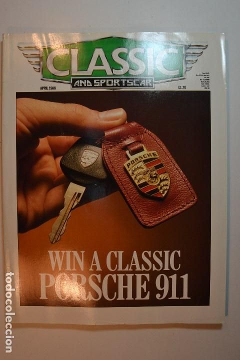 Coleccionismo de Revistas y Peri&oacute;dicos: 1988 CLASSIC & SPORTS CARS WIN A CLASSIC PORSCHE 911