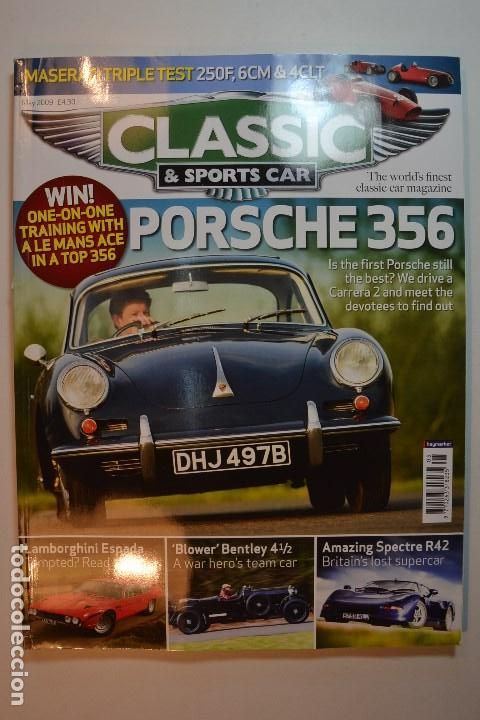 Coleccionismo de Revistas y Peri&oacute;dicos: 2009 CLASSIC & SPORTS CARS PORSCHE 356 , LAMBORGUINI ESPADA