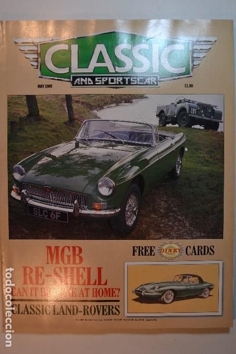 Coleccionismo de Revistas y Peri&oacute;dicos: 1989 CLASSIC & SPORTS CARS CLASSIC LAND ROVER MGB