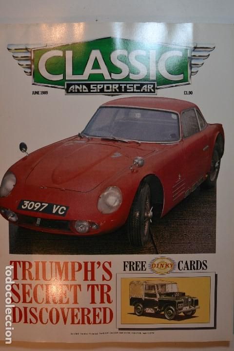 Coleccionismo de revistas y peri&oacute;dicos: 1989 CLASSIC & SPORTS CARS CLASSIC FERRARI BERLINETTA MORRIS FORD VAUXHALL