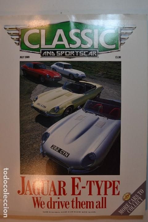 Coleccionismo de Revistas y Peri&oacute;dicos: 1989 CLASSIC & SPORTS CARS JAGUAR E TYPE
