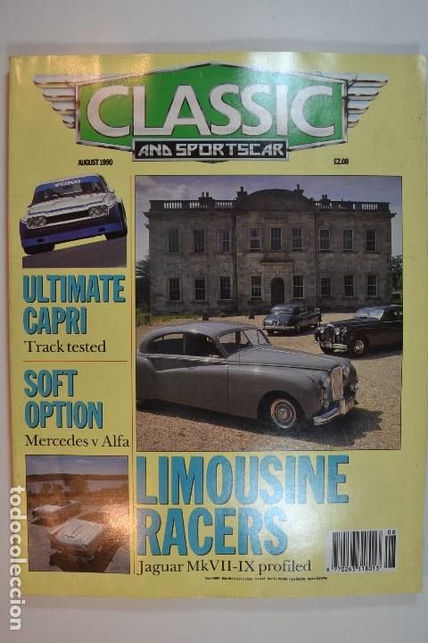 Coleccionismo de Revistas y Peri&oacute;dicos: 1990 CLASSIC & SPORTS CARS FORD CAPRI JAGUAR MKVII MERCEDES ALFA ROMEO