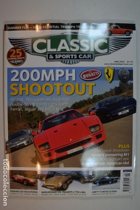 Coleccionismo de Revistas y Peri&oacute;dicos: 2007 CLASSIC & SPORTS CARS FERRARI JAGUAR BUGATTI