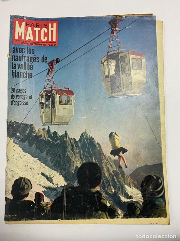 Collection Magazines and Newspapers: REVISTA PARIS MATCH. N&ordm; 648. 1961. AVEC LES NAUFRAGES DE LA VALLEE BLANCHE.