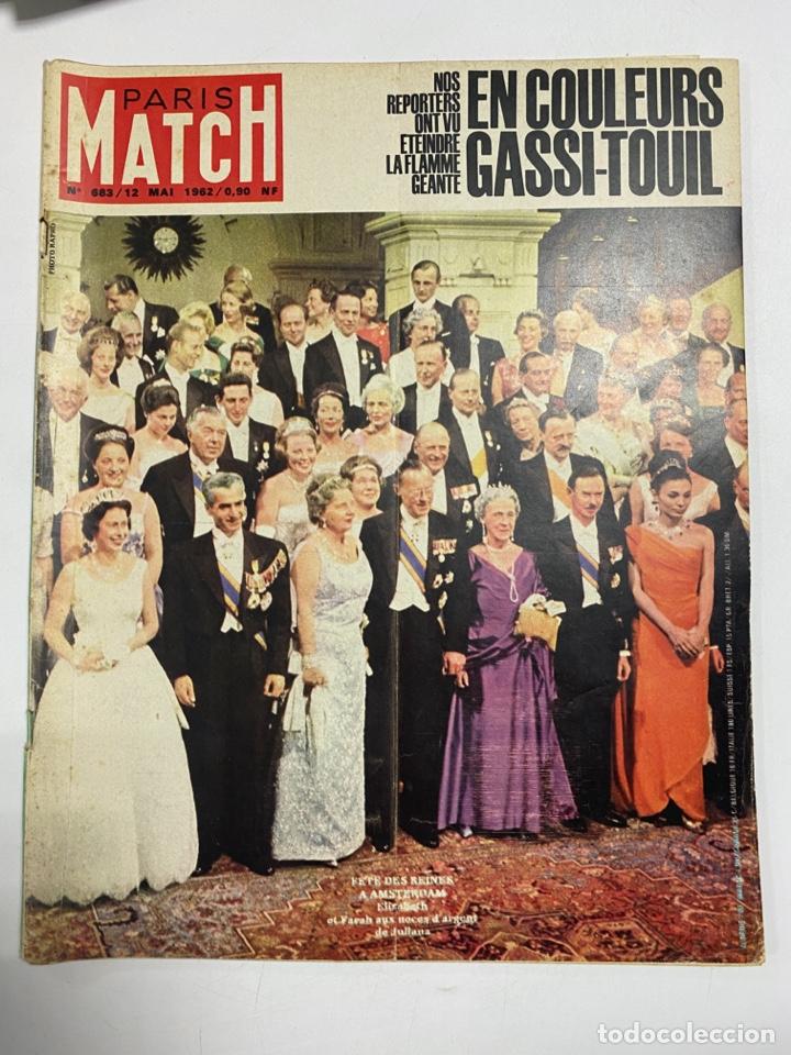 Sammeln von Zeitschriften und Zeitungen: REVISTA PARIS MATCH. N&ordm; 683. 1962. EN COULEURS GASSI-TOUIL