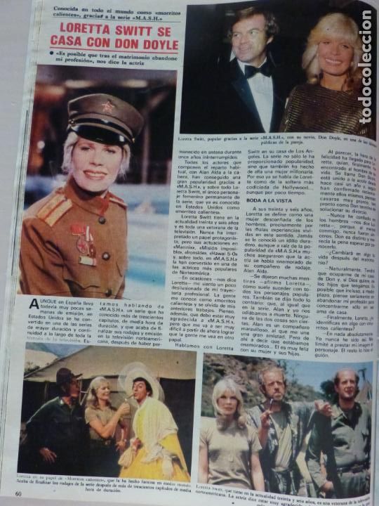 Coleccionismo de Revistas y Peri&oacute;dicos: RECORTE CLIPPING DE LORETTA SWITT REVISTA SEMANA N&ordm; 2259 PAG. 60 L19