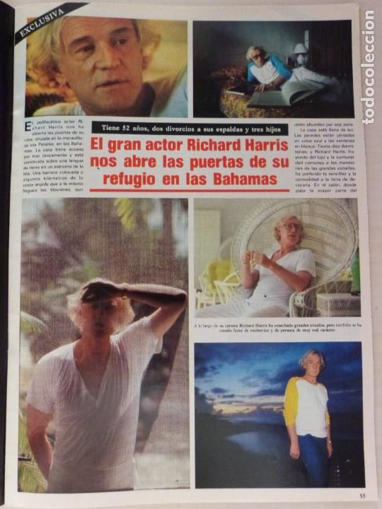 Coleccionismo de Revistas y Peri&oacute;dicos: RECORTE CLIPPING DE RICHARD HARRIS REVISTA SEMANA N&ordm; 2259 PAG. 55 AL 57 L19