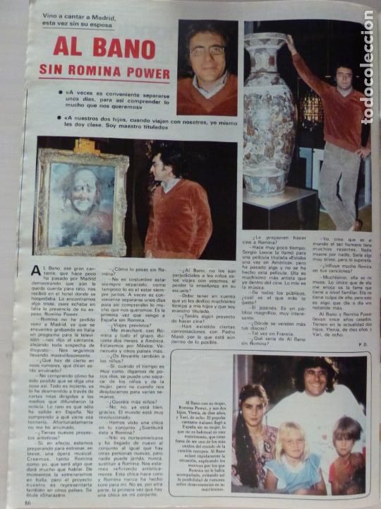 Coleccionismo de Revistas y Peri&oacute;dicos: RECORTE CLIPPING DE AL BANO REVISTA SEMANA N&ordm; 2144 PAG. 86 L19