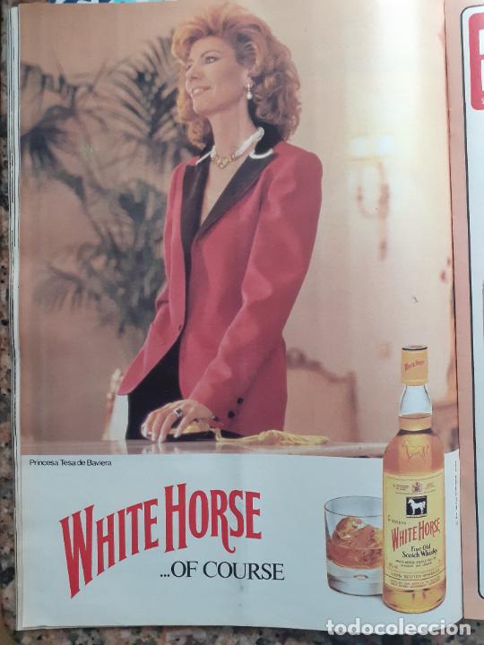 Coleccionismo de Revistas y Peri&oacute;dicos: ANUNCIO WHISKY WHITE HORSE tesa baviera