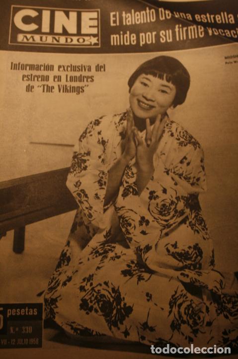 Coleccionismo de Revistas y Peri&oacute;dicos: MIOSHI UMEKI JOSELITO DEBBIE REYNOLDS JOHN SAXON VIVIEN LEIGH CINE MUNDO N&ordm; 330 1958
