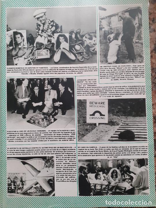 Collection Magazines and Newspapers: LOS ZAPATOS DE JOHN TRAVOLTA BROOKE SHIEKDS