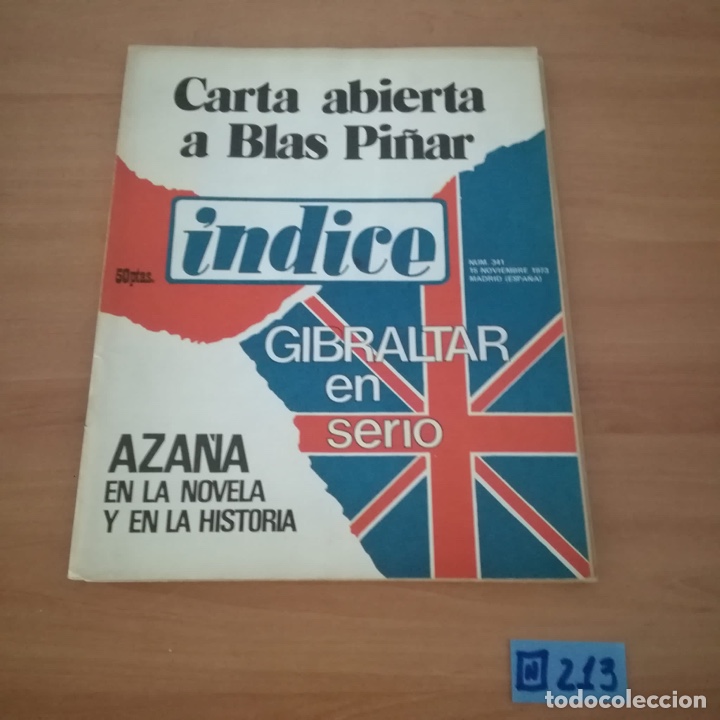 Sammeln von Zeitschriften und Zeitungen: Revista &iacute;ndice