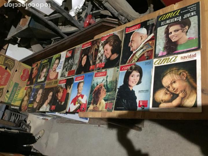 Coleccionismo de Revistas y Peri&oacute;dicos: Antiguo gran lote de 16 revista / revistas Ama a&ntilde;o 1963 varios a&ntilde;os